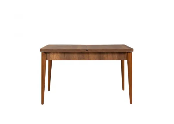 Set s rozkladacím stolom, stoličkami a konzolou (5 kusov) Vina 02 0701 - Walnut, Grey