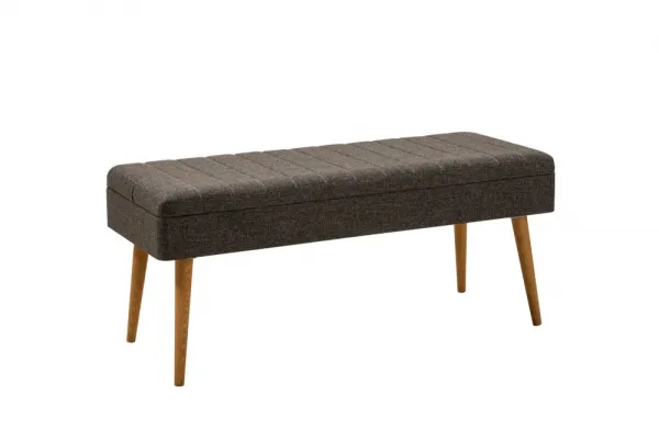Set s rozkladacím stolom, stoličkami a konzolou (6 kusov) Vina Bench 04 1053 - Atlantic Pine, Anthracite