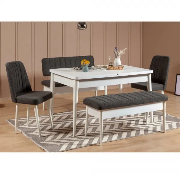 Bank Vina Bank Anthracite, White
