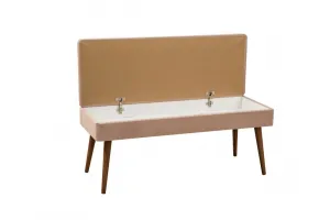 Set s rozkladacím stolom, stoličkami a konzolou (6 kusov) Vina Bench 04 0900 - Walnut, Stone