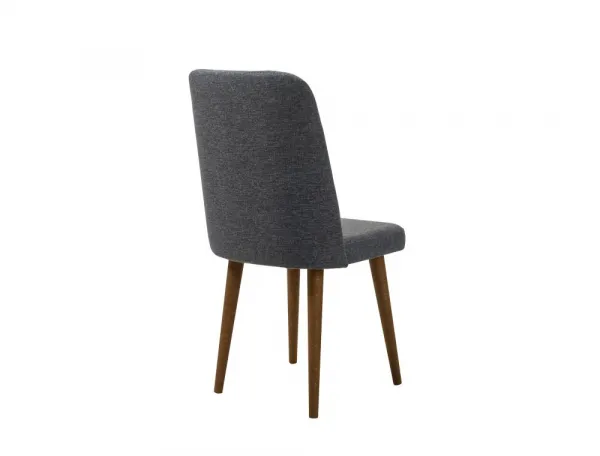Set s rozkladacím stolom, stoličkami a konzolou (5 kusov) Vina 02 1048 - Walnut, Dark Blue