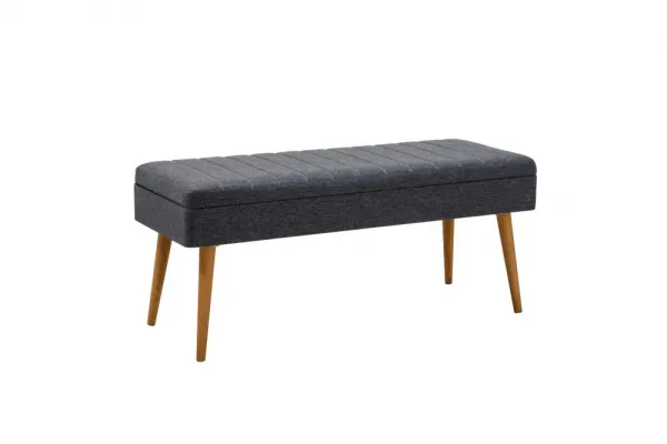 Set s rozkladacím stolom, stoličkami a konzolou (6 kusov) Vina Bench 04 1048 - Atlantic Pine, Dark Blue