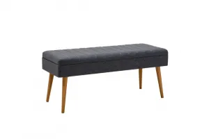 Set s rozkladacím stolom, stoličkami a konzolou (6 kusov) Vina Bench 04 1048 - Atlantic Pine, Dark Blue