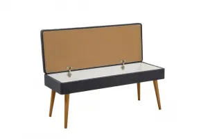 Set s rozkladacím stolom, stoličkami a konzolou (5 kusov) Vina 02 1048 - Atlantic Pine, Dark Blue
