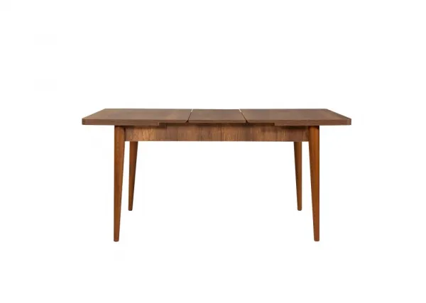 Set s rozkladacím stolom, stoličkami a konzolou (7 kusov) Vina 03 0701 - Walnut, Grey