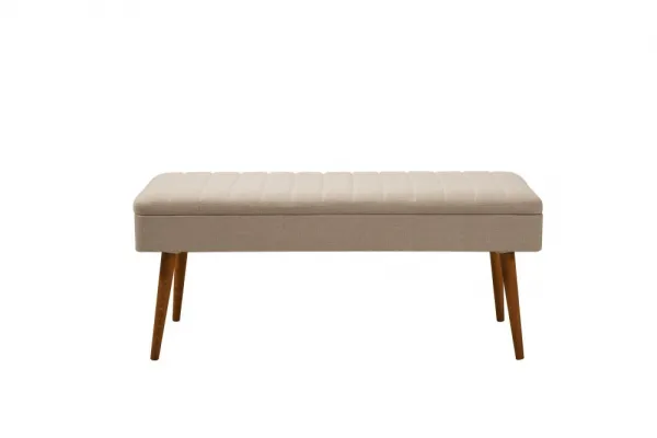 Set s rozkladacím stolom, stoličkami a konzolou (6 kusov) Vina Bench 04 1005 - Walnut, Cream