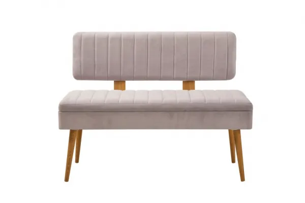 Set s rozkladacím stolom, stoličkami a konzolou (6 kusov) Vina Bench 04 0701 - Atlantic Pine, Grey
