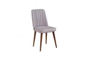 Set s rozkladacím stolom, stoličkami a konzolou (5 kusov) Vina 02 0701 - Walnut, Grey