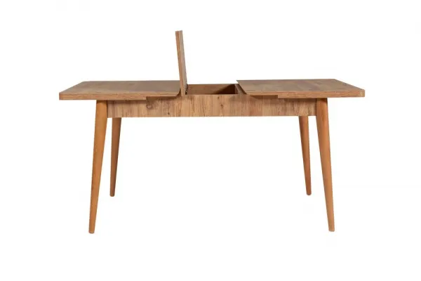 Set s rozkladacím stolom, stoličkami a konzolou (7 kusov) Vina 03 0701 - Atlantic Pine, Grey