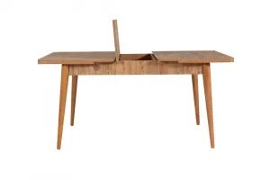 Set s rozkladacím stolom, stoličkami a konzolou (7 kusov) Vina 03 0701 - Atlantic Pine, Grey