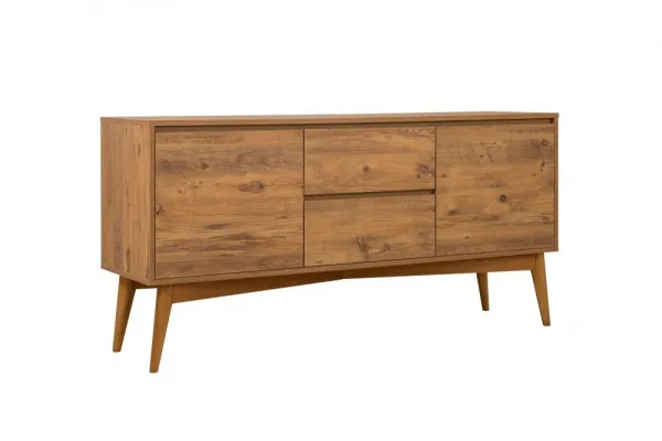 Set s rozkladacím stolom, stoličkami a konzolou (7 kusov) Vina 03 0701 - Atlantic Pine, Grey