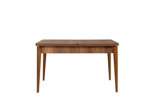Jedálenský set s rozkladacím stolom a stoličkami (6 kusov) Vina - Walnut, Anthracite