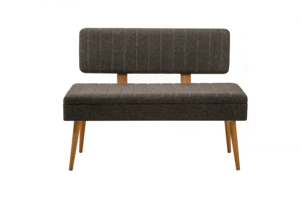 Jedálenský set s rozkladacím stolom a stoličkami (6 kusov) Vina - Atlantic Pine, Anthracite