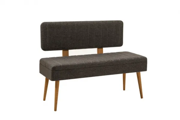 Jedálenský set s rozkladacím stolom a stoličkami (6 kusov) Vina - Atlantic Pine, Anthracite