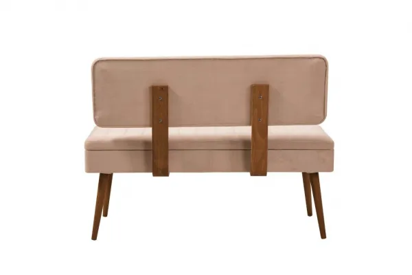 Jedálenský set s rozkladacím stolom a stoličkami (6 kusov) Vina - Walnut, Stone