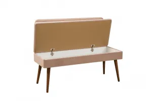 Jedálenský set s rozkladacím stolom a stoličkami (6 kusov) Vina - Walnut, Stone