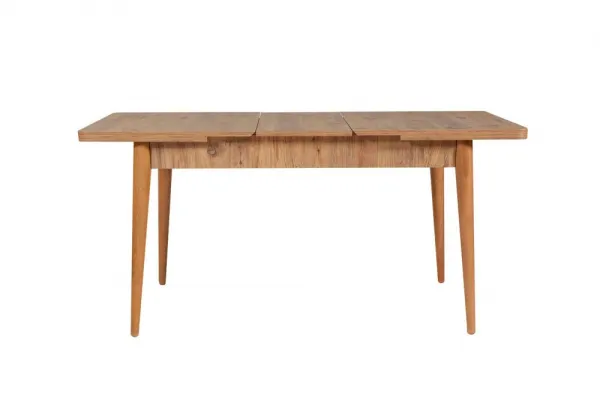 Jedálenský set s rozkladacím stolom a stoličkami (6 kusov) Vina - Atlantic Pine, Anthracite