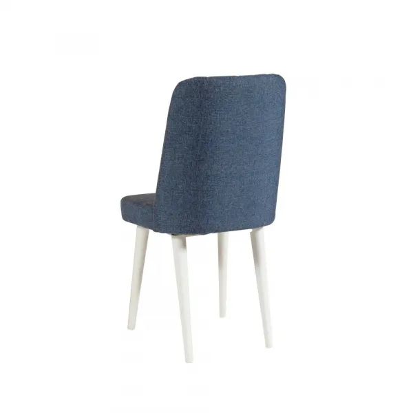 Jedálenský set s rozkladacím stolom a stoličkami (4 kusy) Vina 1048 - 3 - White, Dark Blue