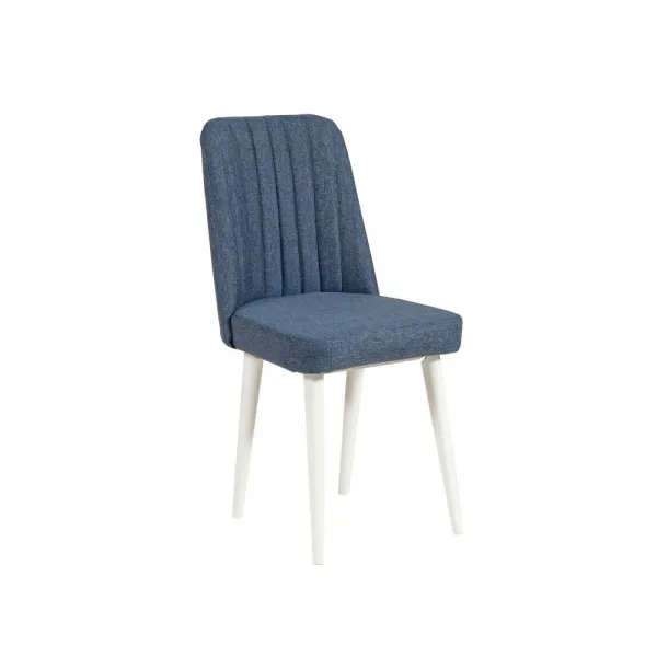 Jedálenský set s rozkladacím stolom a stoličkami (4 kusy) Vina 1048 - 3 - White, Dark Blue