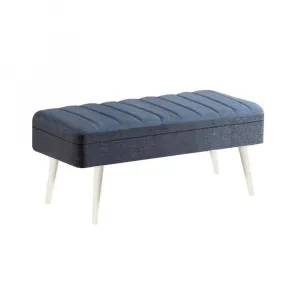 Jedálenský set s rozkladacím stolom a stoličkami (4 kusy) Vina 1048 - 3 - White, Dark Blue