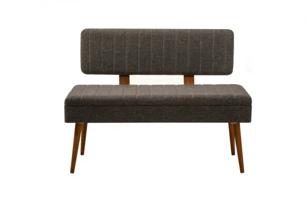 Jedálenský set s rozkladacím stolom a stoličkami (6 kusov) Vina - Walnut, Anthracite