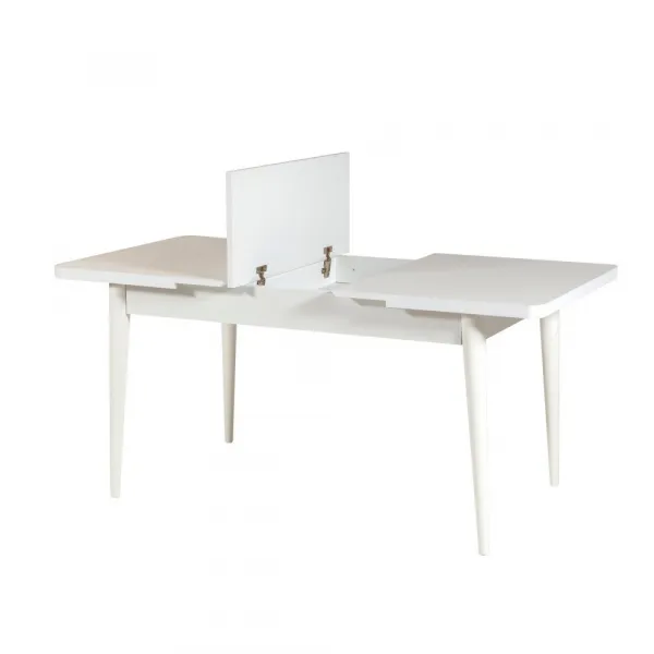 Jedálenský set s rozkladacím stolom a stoličkami (4 kusy) Vina 1053 - Anthracite, White