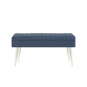 Jedálenský set s rozkladacím stolom a stoličkami (4 kusy) Vina 1048 - 3 - White, Dark Blue