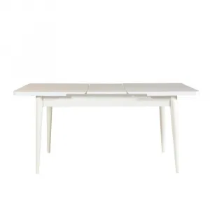 Jedálenský set s rozkladacím stolom a stoličkami (4 kusy) Vina 0701 - 3 - White, Grey