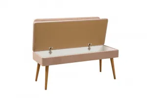 Jedálenský set s rozkladacím stolom a stoličkami (6 kusov) Vina - Atlantic Pine, Stone