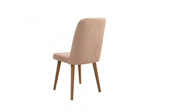 Jedálenský set s rozkladacím stolom a stoličkami (6 kusov) Vina - Atlantic Pine, Stone
