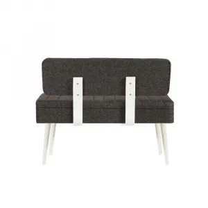 Jedálenský set s rozkladacím stolom a stoličkami (5 kusov) Vina 1053 - 4 - Anthracite, White