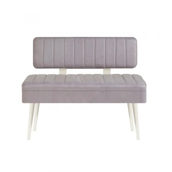 Jedálenský set s rozkladacím stolom a stoličkami (5 kusov) Vina 0701 - 4 - White, Grey
