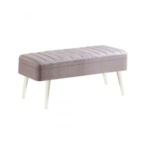 Jedálenský set s rozkladacím stolom a stoličkami (4 kusy) Vina 0701 - 3 - White, Grey