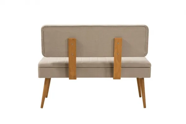 Jedálenský set s rozkladacím stolom a stoličkami (6 kusov) Vina - Atlantic Pine, Cream