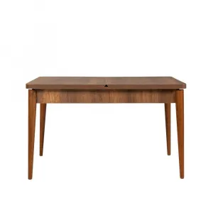 Jedálenský set s rozkladacím stolom a stoličkami (4 kusy) Vina 0701 - 3 - Walnut, Grey