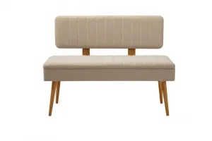 Jedálenský set s rozkladacím stolom a stoličkami (6 kusov) Vina - Atlantic Pine, Cream