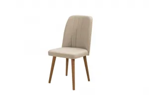 Jedálenský set s rozkladacím stolom a stoličkami (6 kusov) Vina - Atlantic Pine, Cream