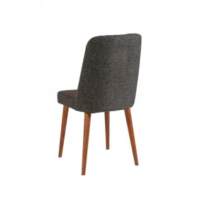Jedálenský set s rozkladacím stolom a stoličkami (4 kusy) Vina 1053 - 3 - Anthracite, Walnut