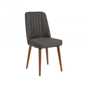 Jedálenský set s rozkladacím stolom a stoličkami (4 kusy) Vina 1053 - 3 - Anthracite, Walnut