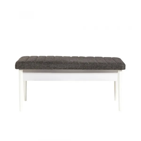 Jedálenský set s rozkladacím stolom a stoličkami (4 kusy) Vina 1053 - Anthracite, White