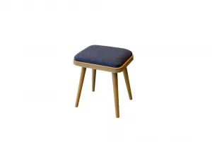 Jedálenský set s rozkladacím stolom a stoličkami (4 kusy) Vina Mini 04 1048 - Oak, Dark Blue