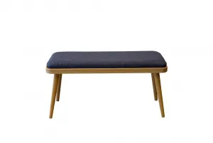 Jedálenský set s rozkladacím stolom a stoličkami (4 kusy) Vina Mini 04 1048 - Oak, Dark Blue