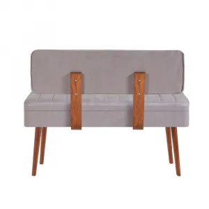 Jedálenský set s rozkladacím stolom a stoličkami (5 kusov) Vina 0701 - 4 - Walnut, Grey