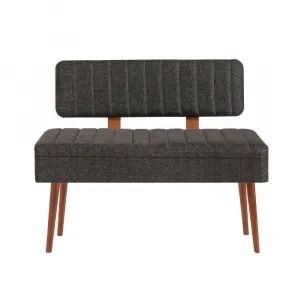 Jedálenský set s rozkladacím stolom a stoličkami (5 kusov) Vina 1053 - 4 - Anthracite, Walnut