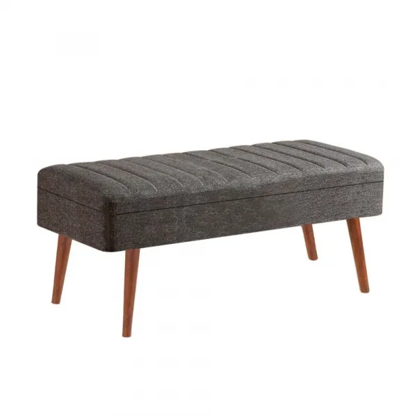 Jedálenský set s rozkladacím stolom a stoličkami (4 kusy) Vina 1053 - 3 - Anthracite, Walnut