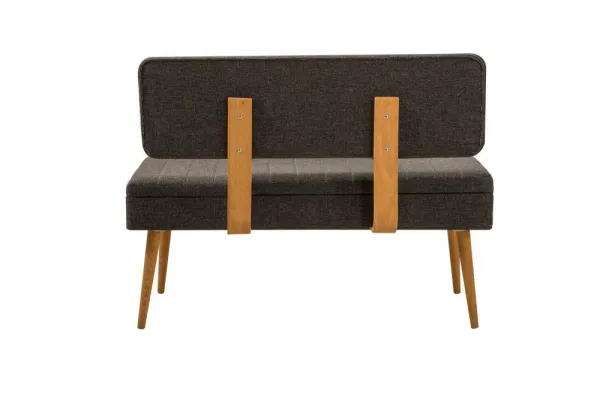 Jedálenský set s rozkladacím stolom a stoličkami (6 kusov) Vina - Atlantic Pine, Anthracite