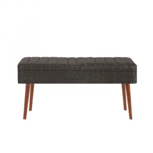 Jedálenský set s rozkladacím stolom a stoličkami (4 kusy) Vina 1053 - 3 - Anthracite, Walnut
