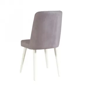 Set stola a stoličiek (4 kusy) Costa White-Grey