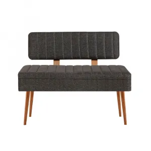 Jedálenský set s rozkladacím stolom a stoličkami (5 kusov) Vina 1053 - 4 - Anthracite, Atlantic