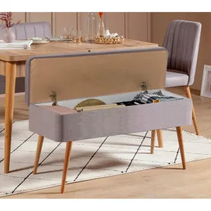 Jedálenský set s rozkladacím stolom a stoličkami (5 kusov) Vina 0701 - 4 - Atlantic, Grey